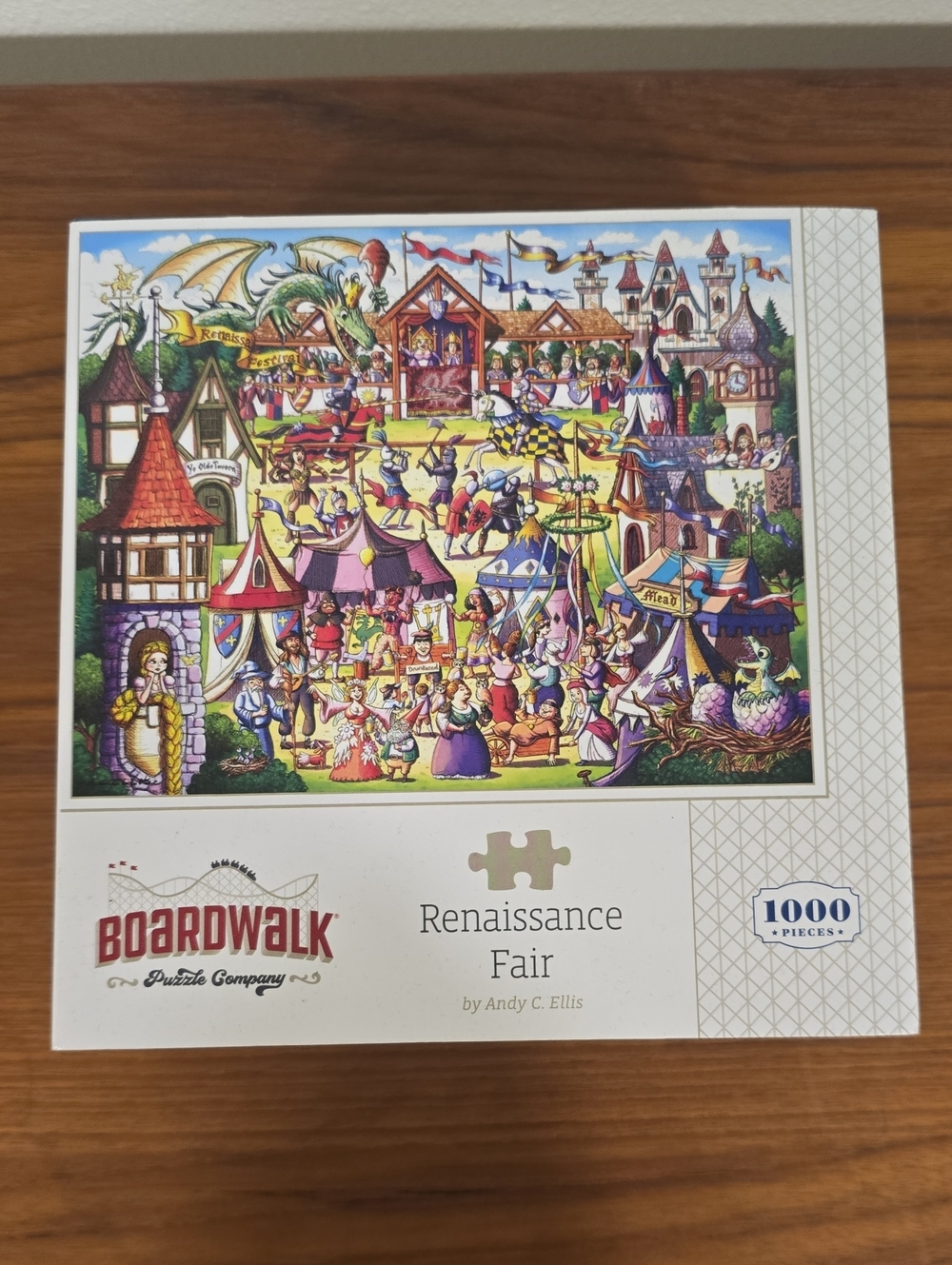Renaissance Fair 1000-Piece Jigsaw Puzzle By Andy C. Ellis
